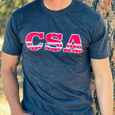 OUT60003 - Outlaw CSA Charcoal Heather T Shirt