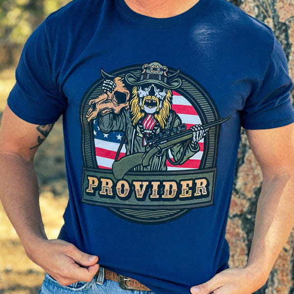 OUT60004 - Outlaw PROVIDER Navy T Shirt