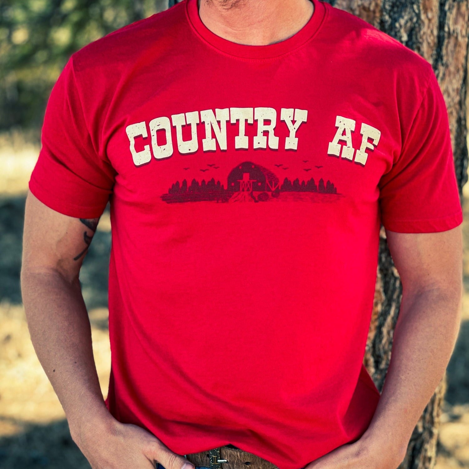 OUT60007 - Outlaw COUNTRY AF Shirt – OutlawMerch.com