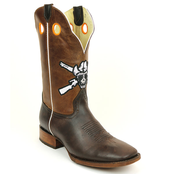 OUT8004 - Outlaw Logo Western Boot