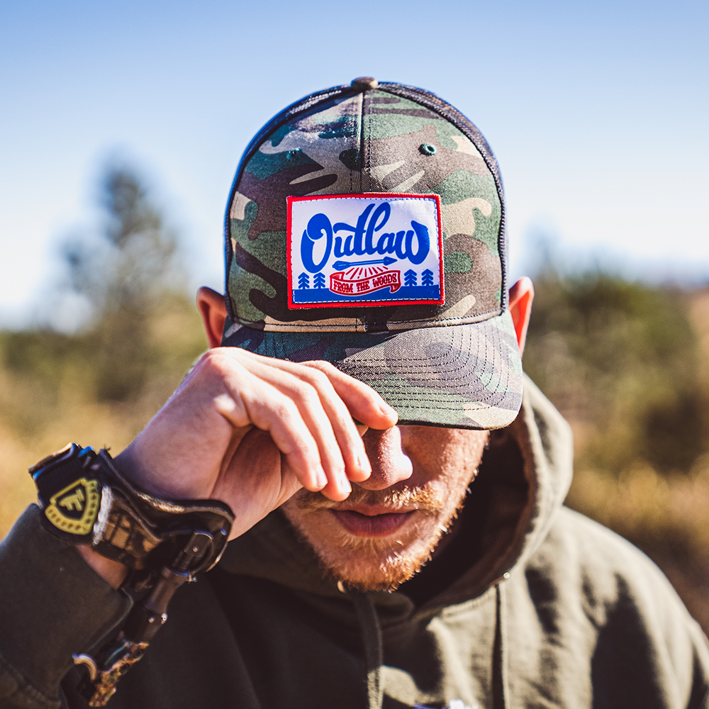 OUT5026 - Army Camo/Black From The Woods Cap